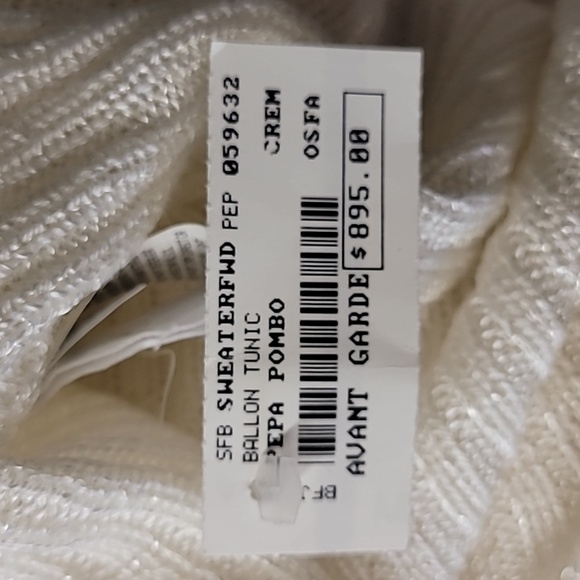 Pepa Pombo - Avant Garde Balloon Tunic - Cream - Picture 1 of 3